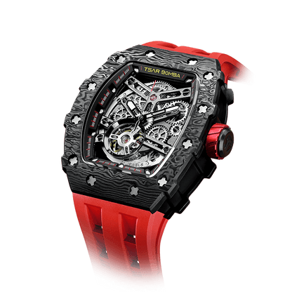Luxury Carbon Fiber Automatic Watch: Durable, Stylish, Precise Self-Winding Timepiece