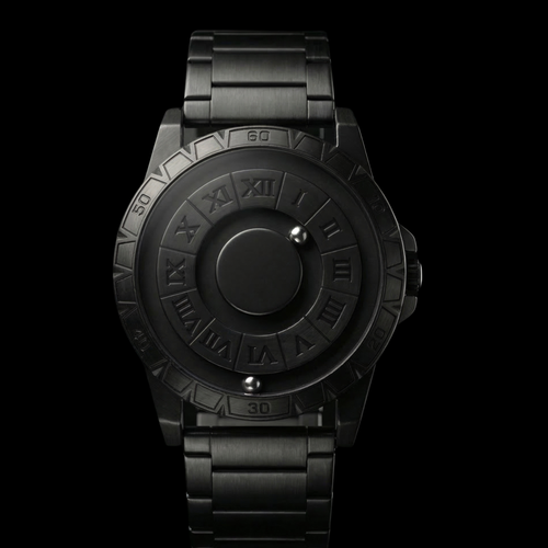 Magneto Metal Roman Black Watch classic