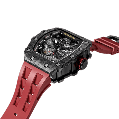 Luxury Carbon Fiber Automatic Watch: Durable, Stylish, Precise Self-Winding Timepiece