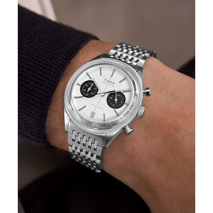 TIMEX Jet Silver Round Dial Analog Men's Watch - TW2Y24600UJ|B0FVG2KF1H