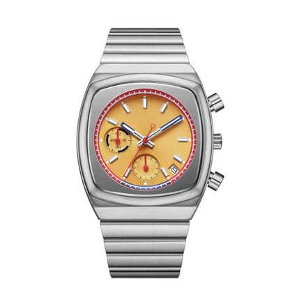 CILOA Mens Watches Chronograph Stainless Steel Waterproof Date Analog Business Fashion Wristwatch for Men|B0FNJYXPZ7