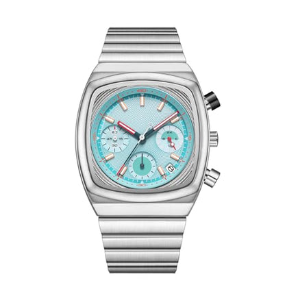 CILOA Mens Watches Chronograph Stainless Steel Waterproof Date Analog Business Fashion Wristwatch for Men|B0FNJYXPZ7