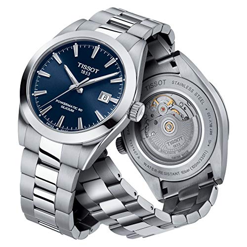 Tissot Mens Gentleman Stainless Steel Dress Watch|B07XTVQ3W7