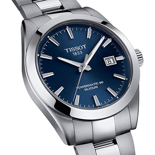 Tissot Mens Gentleman Stainless Steel Dress Watch|B07XTVQ3W7