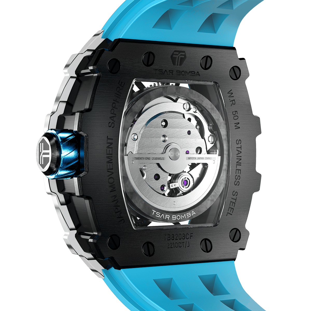 Luxury Carbon Fiber Automatic Watch: Durable, Stylish, Precise Self-Winding Timepiece