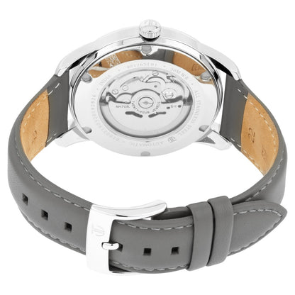 Titan Automatic Sectoral Grey Dial Grey Leather Strap Watch for Men - image number 6