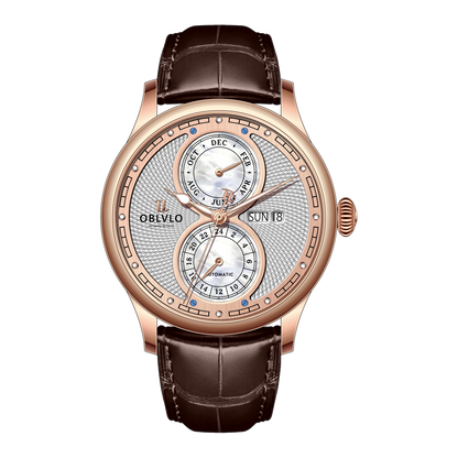 Mother of Pearl  AM Vintage Dress Design  Automatic Watch