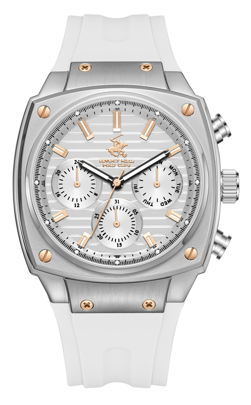 Часы BEVERLY HILLS POLO CLUB  BP3778X.333 Мужские часы, кварцевый механизм, сталь с покрытием, 43 мм