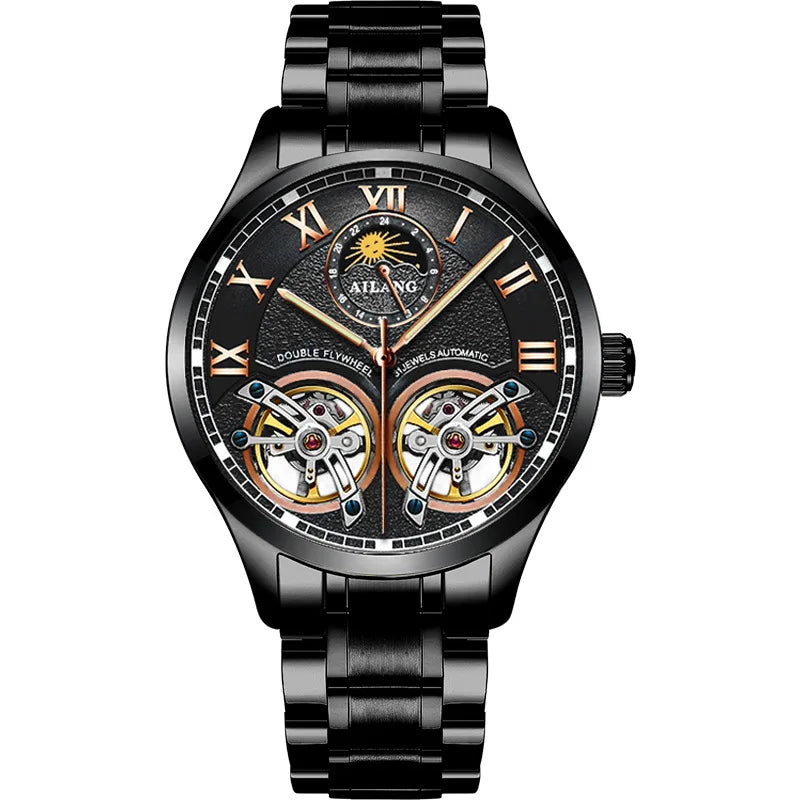 AILANG Brand Stainless Steel Automatic Mechanical Watch