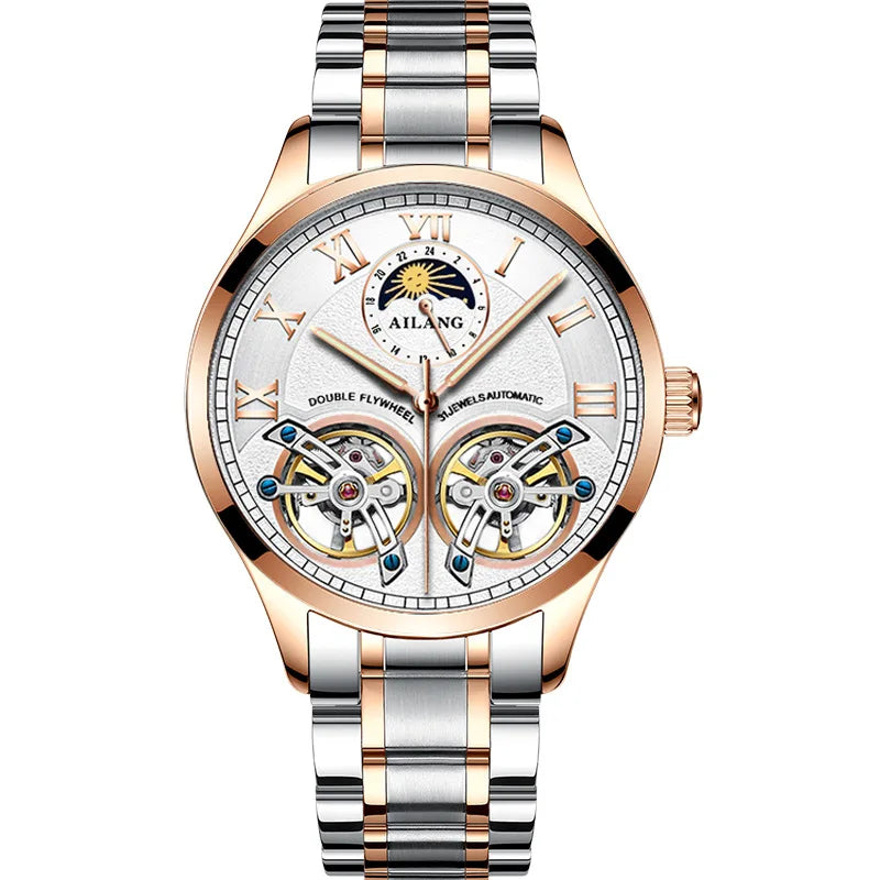 AILANG Brand Stainless Steel Automatic Mechanical Watch