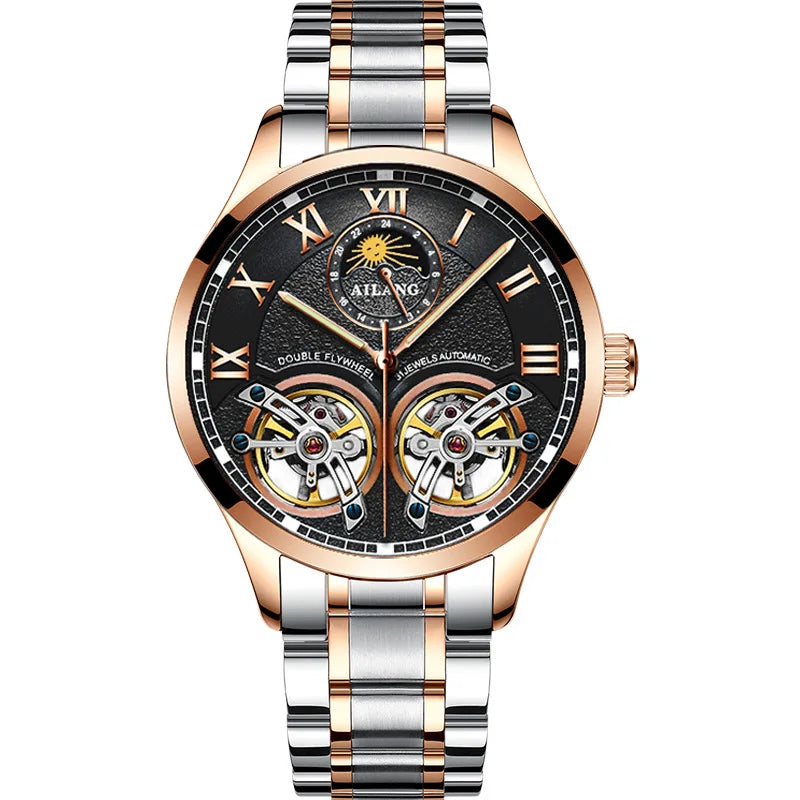 AILANG Brand Stainless Steel Automatic Mechanical Watch
