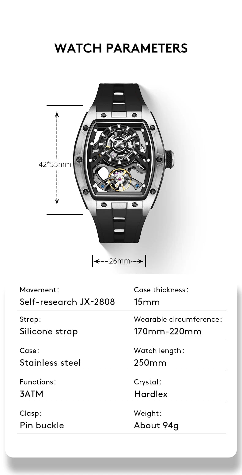 Automatic Men's Sport Watch 91986 – Bold Performance Meets Everyday Style