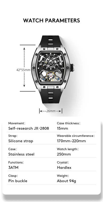 Automatic Men's Sport Watch 91986 – Bold Performance Meets Everyday Style