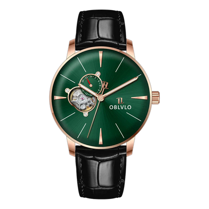Automatic Victory Partial Skeleton Dial Dress Watch