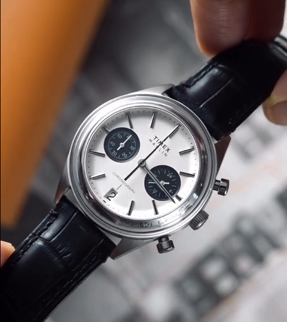 Timex Jet Silver Round Dial Watch