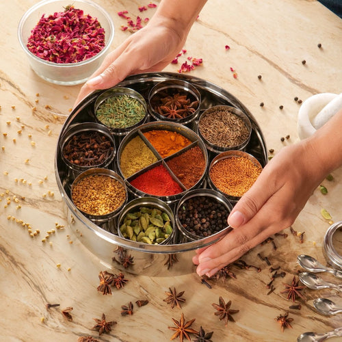 12 in 1 Stainless Steel Masala Box