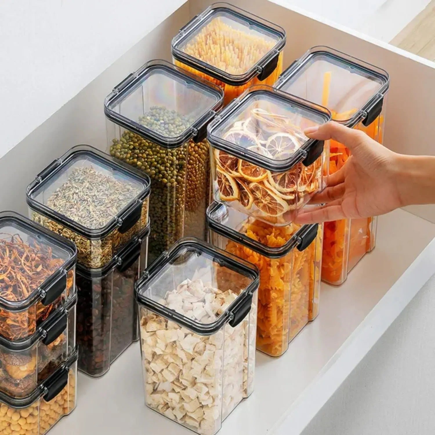 Air-Tight Kitchen Storage Containers - 1100ml