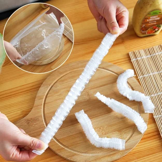 Activ Life™ - Reusable Transparent Food Covers (100 Pcs)