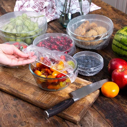 Activ Life™ - Reusable Transparent Food Covers (100 Pcs)