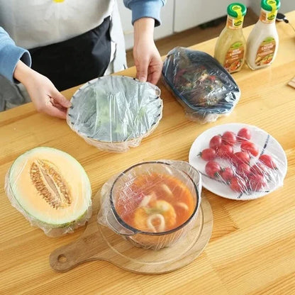 Activ Life™ - Reusable Transparent Food Covers (100 Pcs)