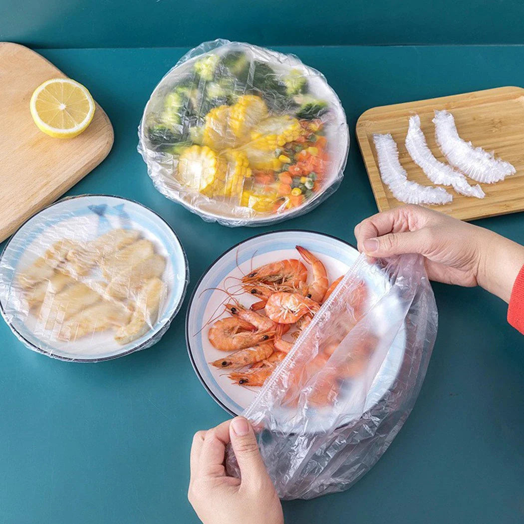 Activ Life™ - Reusable Transparent Food Covers (100 Pcs)