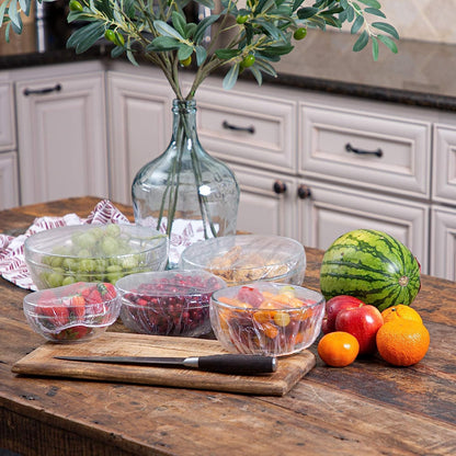Activ Life™ - Reusable Transparent Food Covers (100 Pcs)