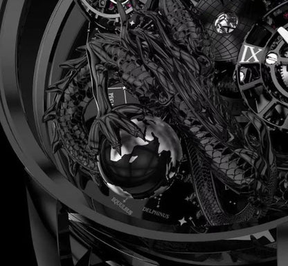 Astronomia Dragon Solar Watch Black
