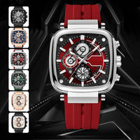 black dial-black strap